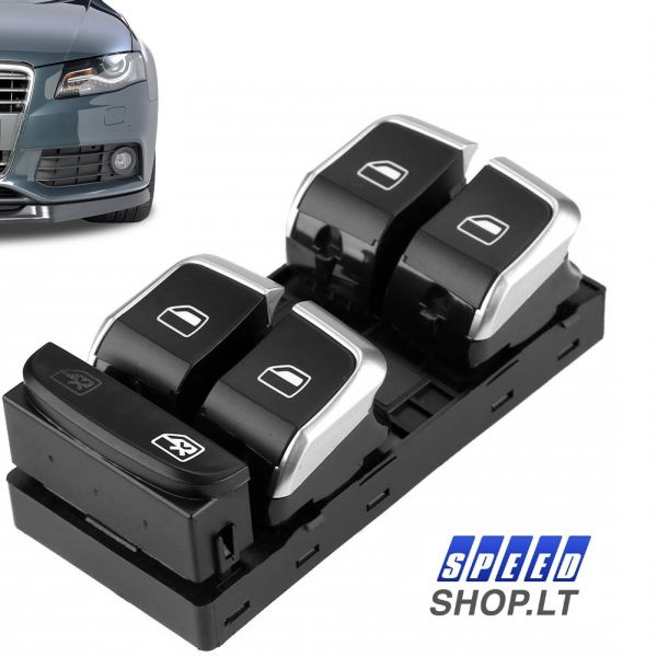 AUDI A4 B8 Q5 langų valdymo mygtukai